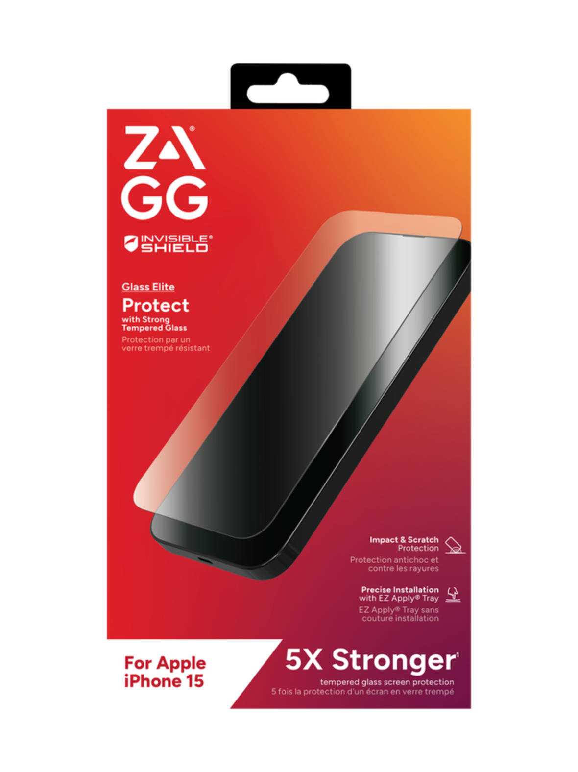 Zagg IS Glass Elite - näytönsuoja iPhone 15