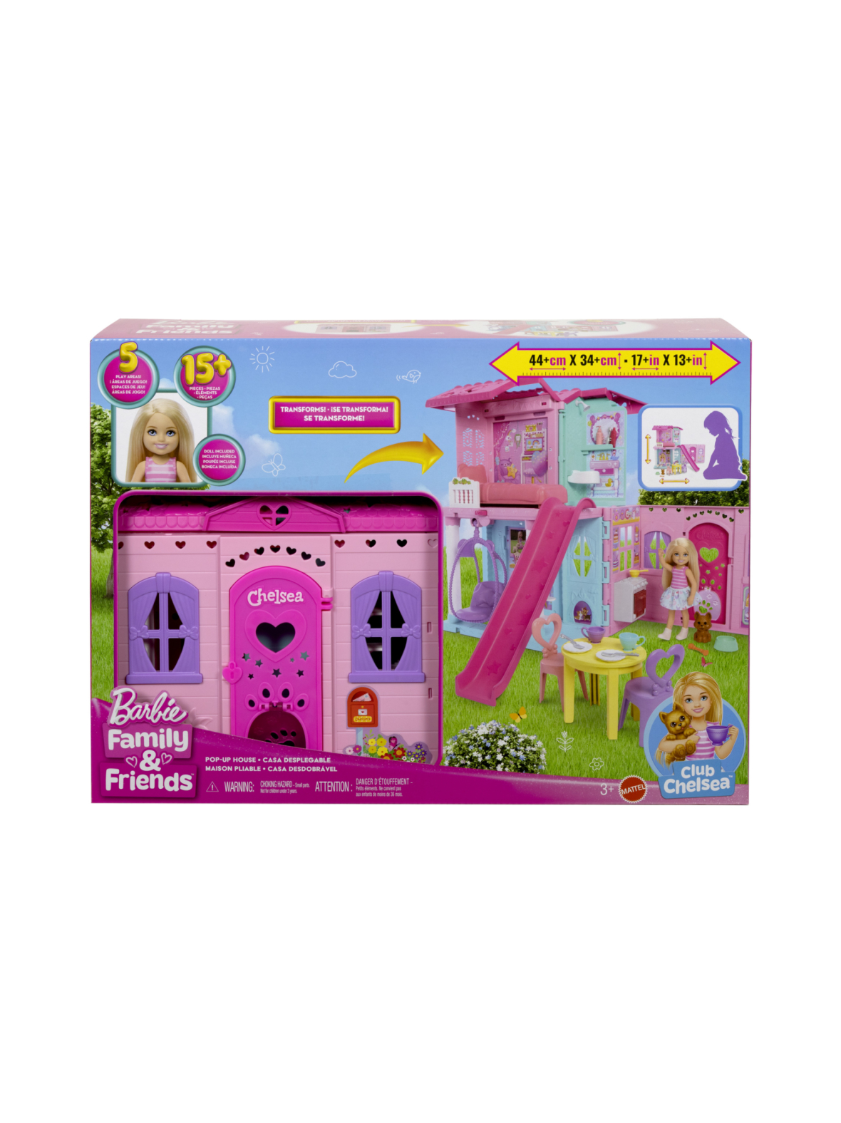 BARBIE Club Chelsea Aukeava talo