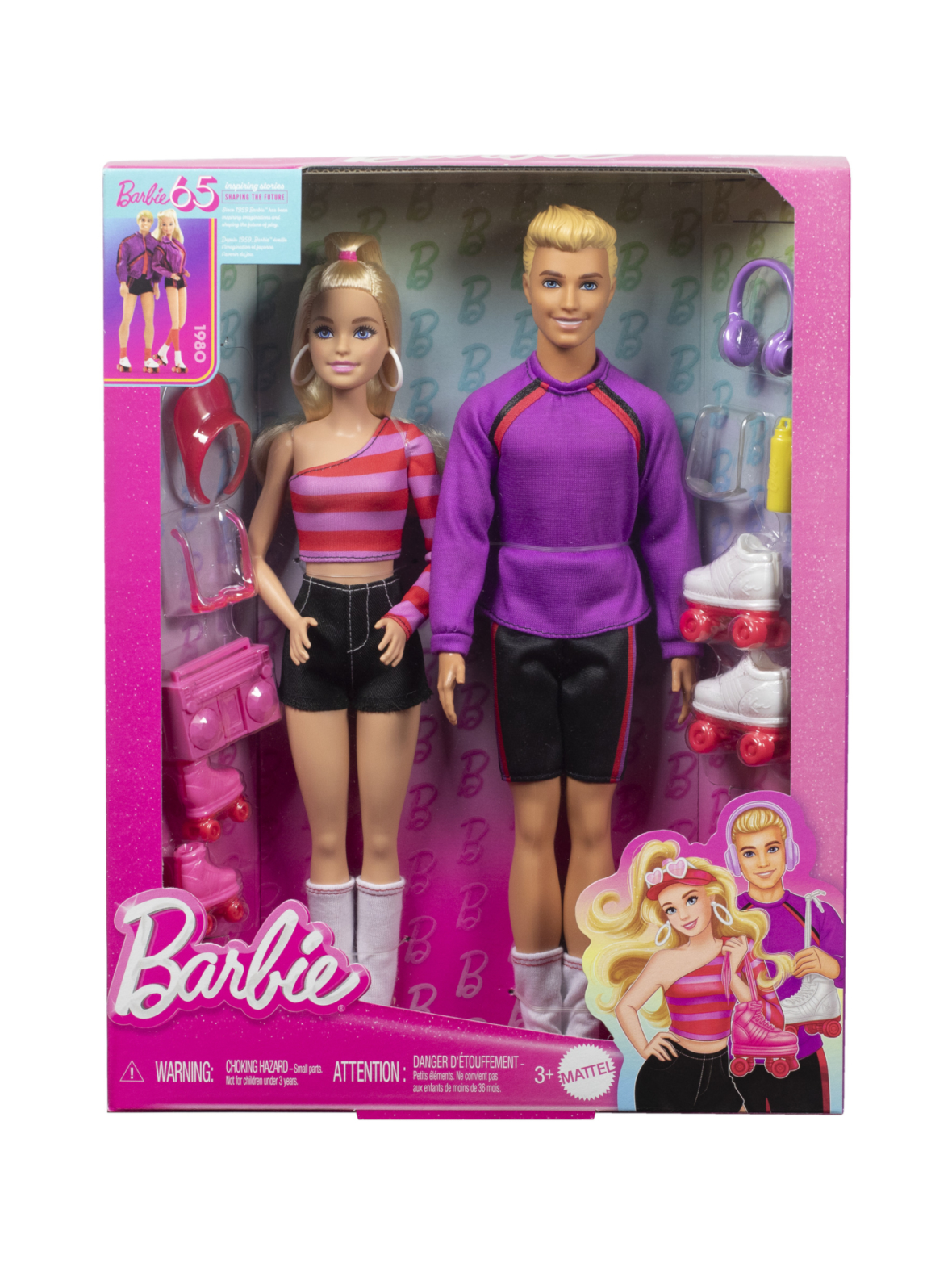 BARBIE & Ken Fashionistas 65-vuotisjuhlasetti 29 cm