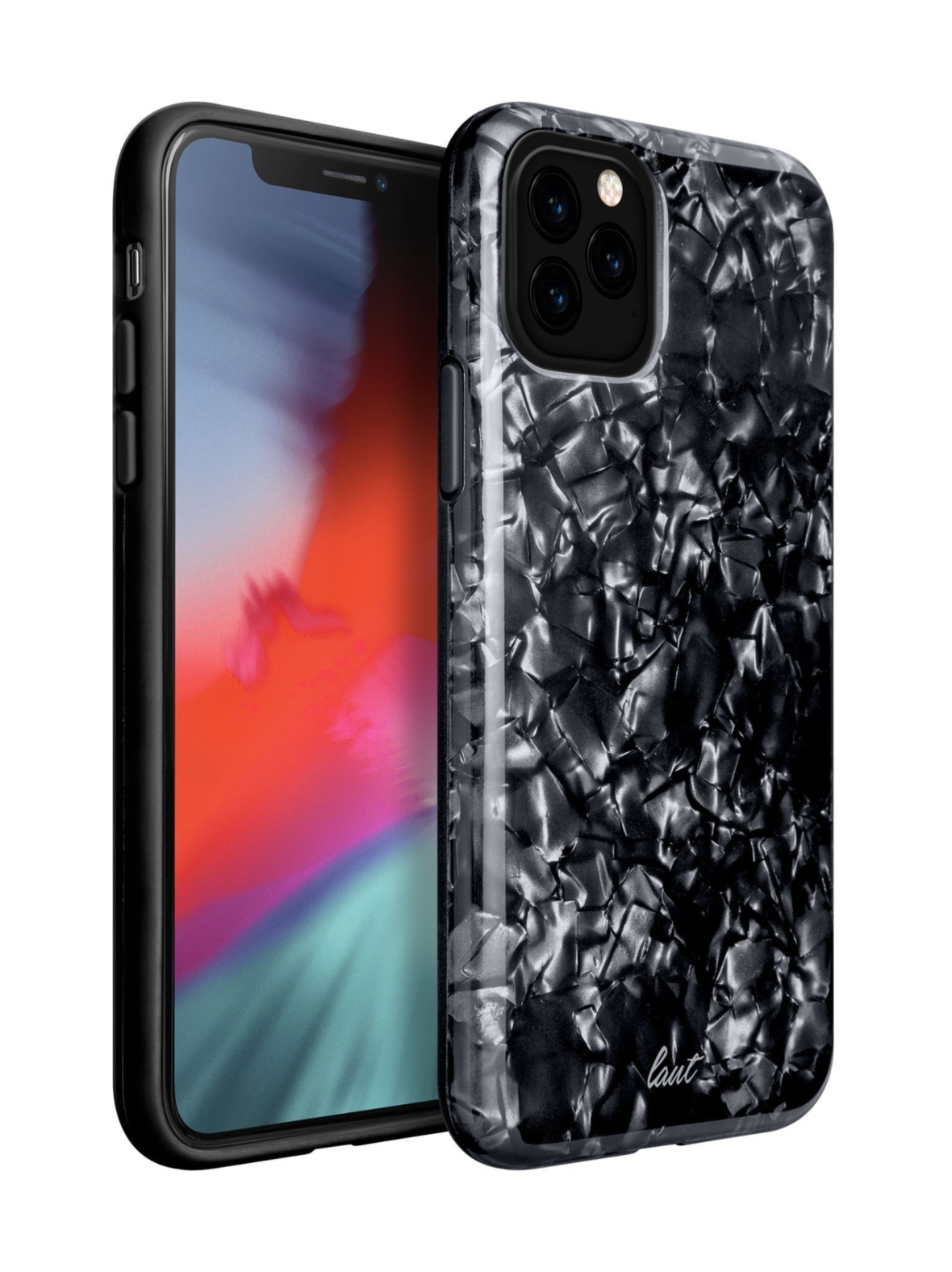 LAUT PEARL  - musta suojakuori iPhone 11 Pro Max