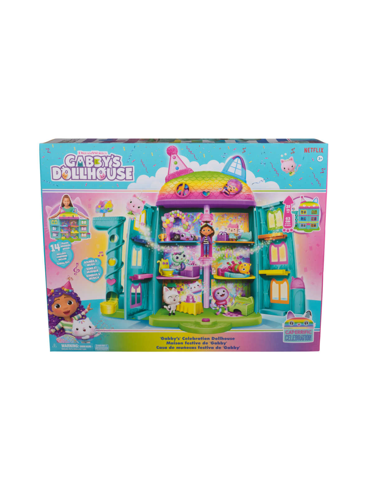 GABBY´S DOLLHOUSE Nukketalo Celebration, 60 cm