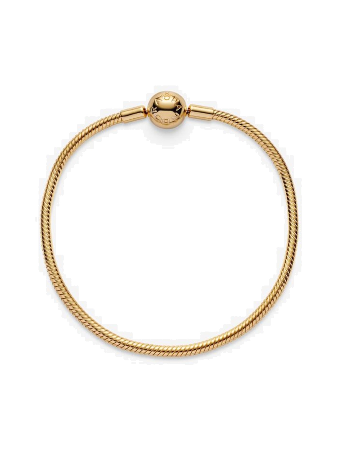 Snake chain 14k gold-plated bracelet Moments-käärmeketjurannekoru 568748C00
