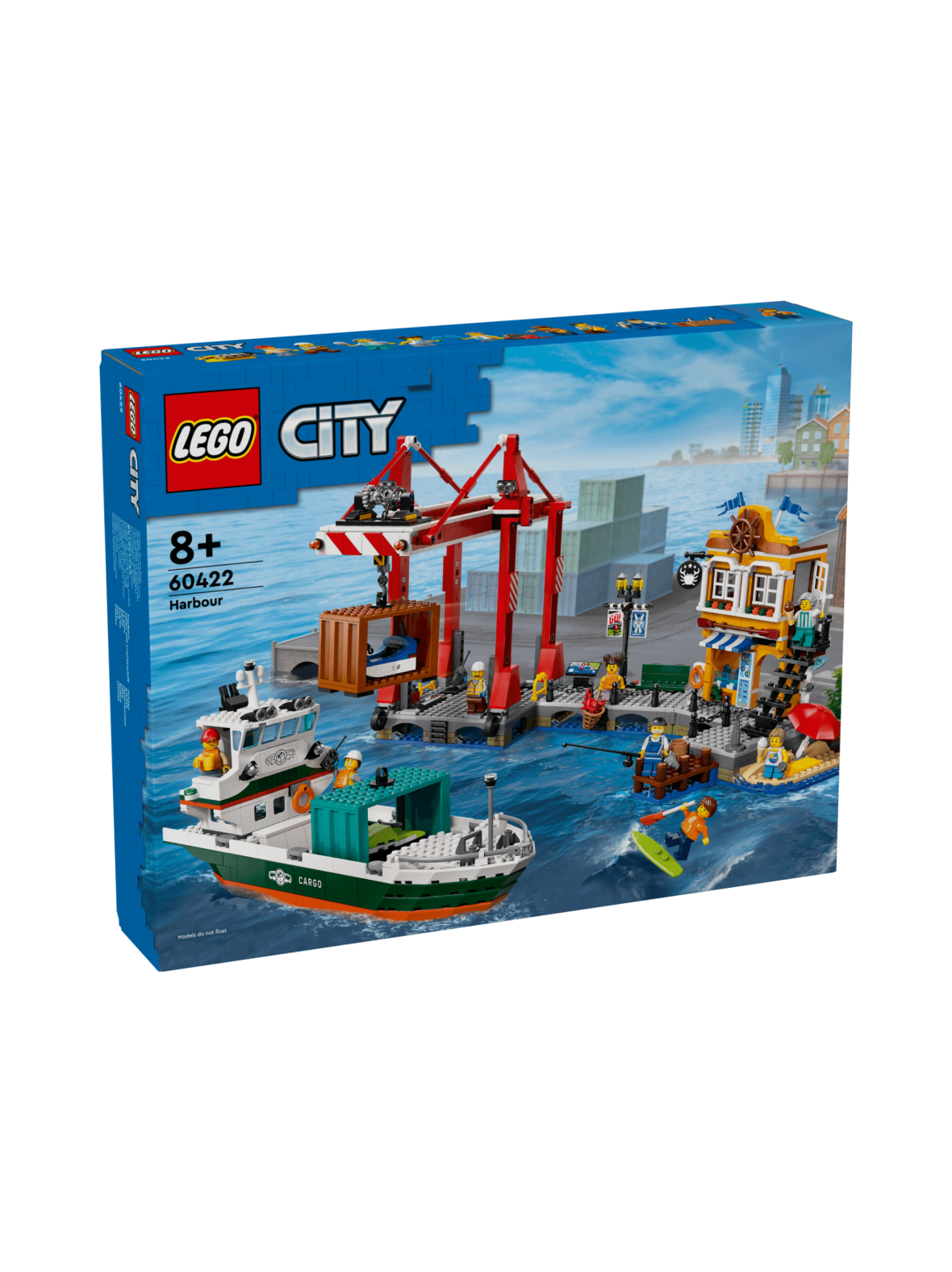 LEGO City Merisatama ja rahtilaiva 60422