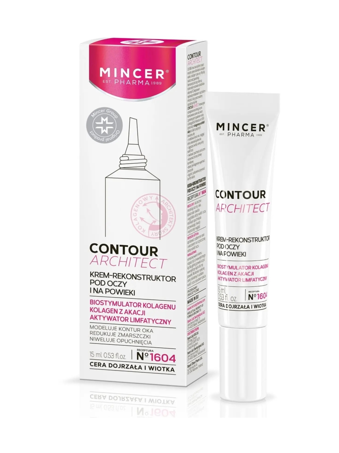 Contour architect eyelid and undereye reconstruction cream -silmänympärysvoide juonteille 15ml
