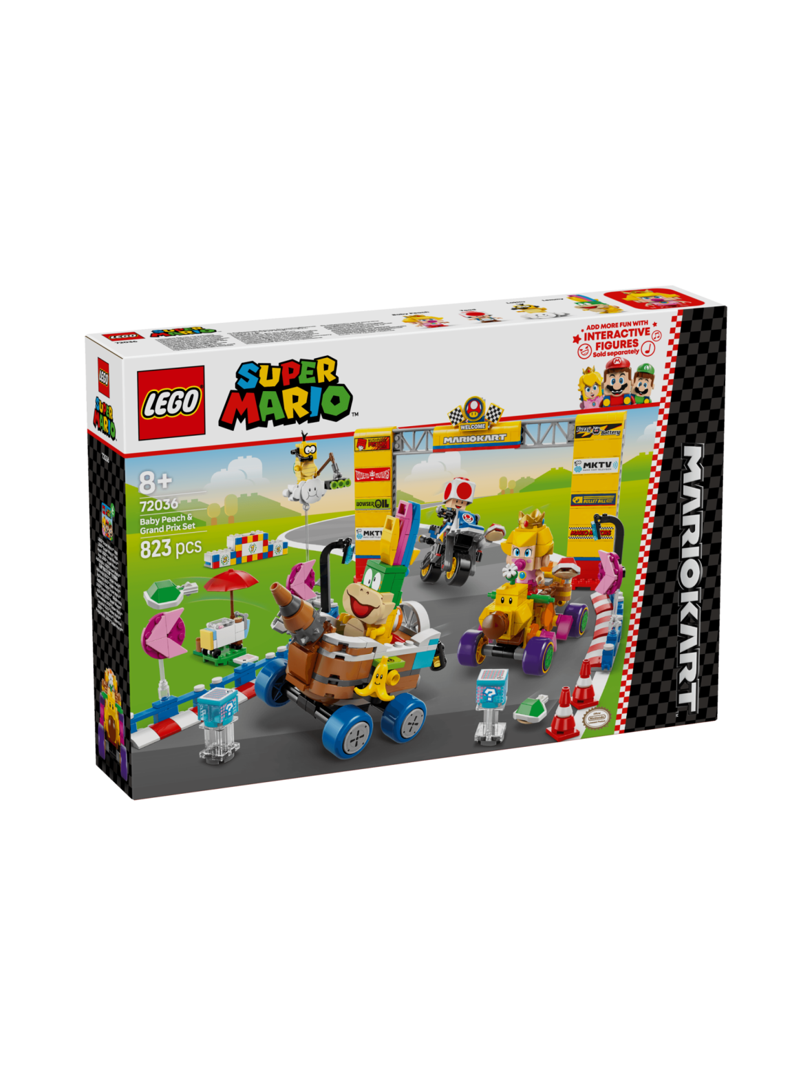 LEGO Super Mario Mario Kart™ – Baby Peach ja Grand Prix ‑setti 72036
