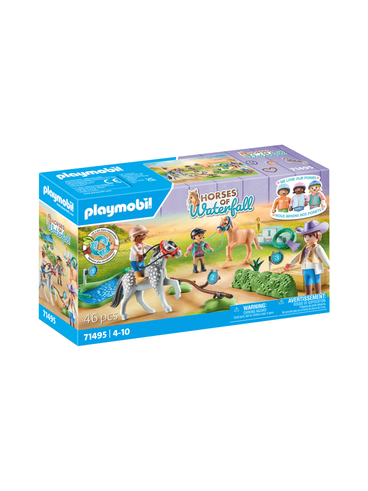 PLAYMOBIL HORSES OF WATERFALL Ponikilpailu 71495