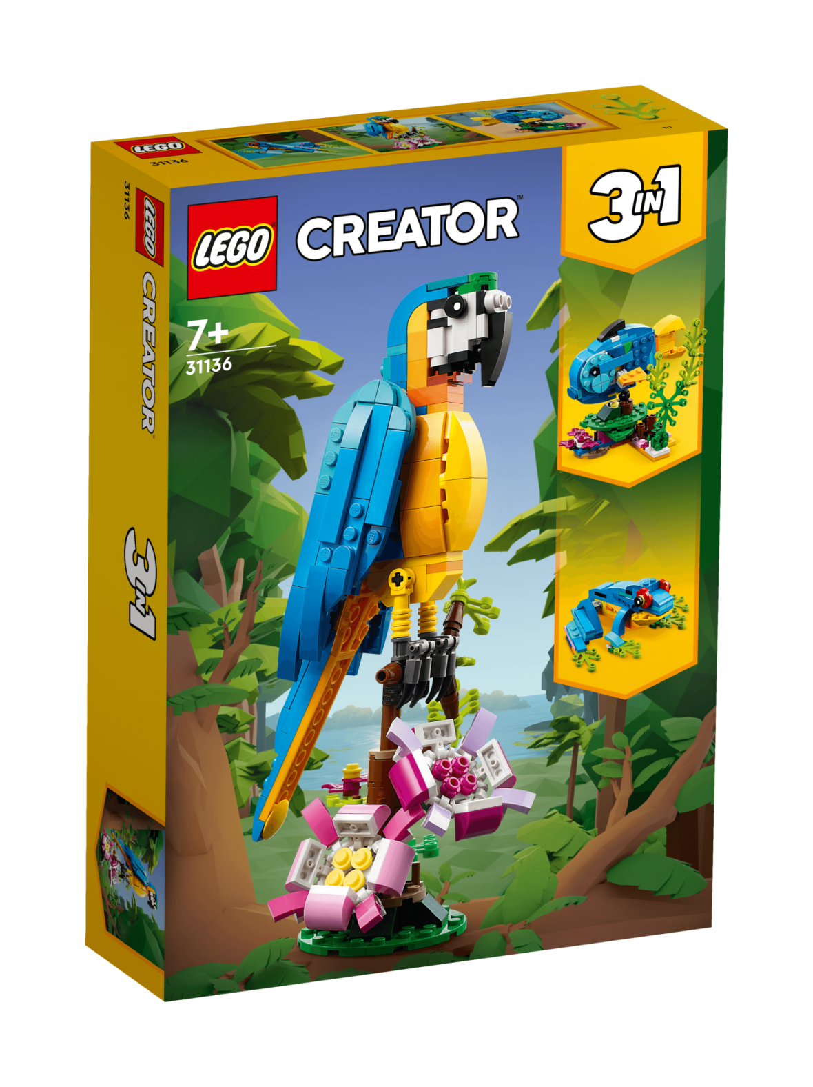 LEGO Creator Eksoottinen papukaija 31136