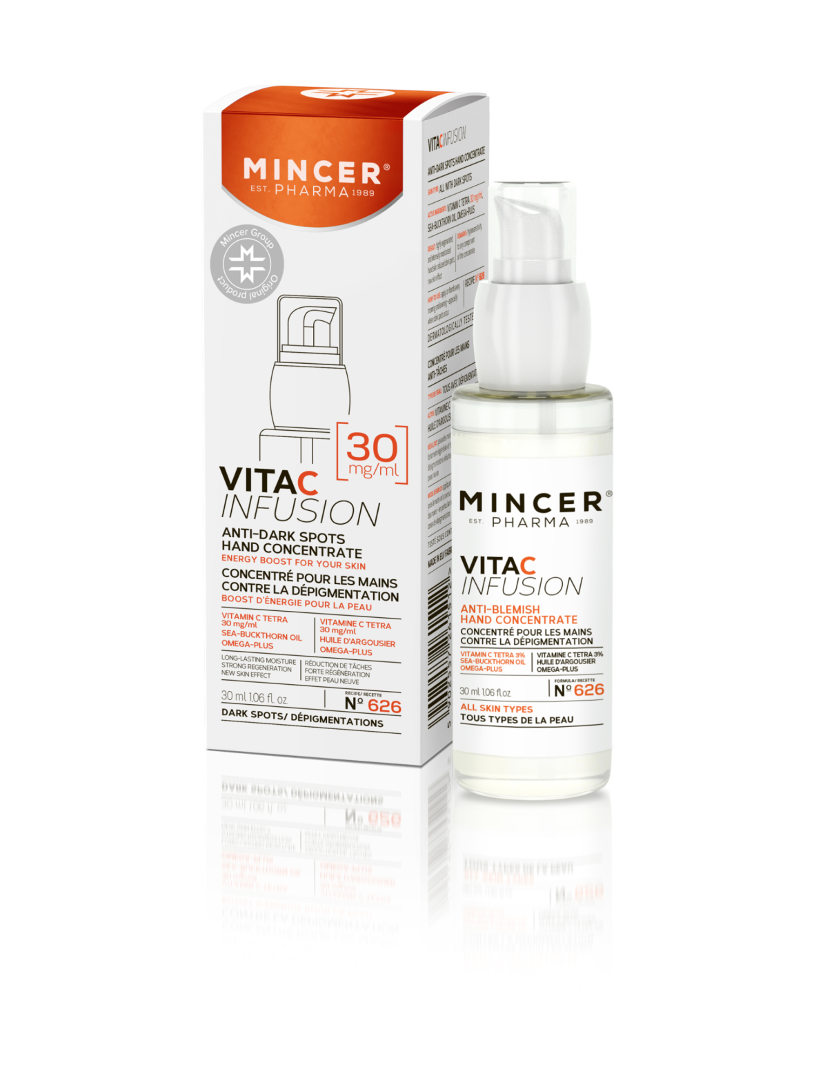 Mincer Pharma Vitac anti-dark spot hand concentrate -kirkastava käsiseerumi 30ml