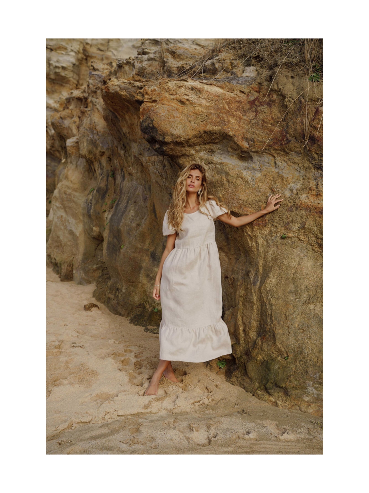 Astrid Dress, Sandshell