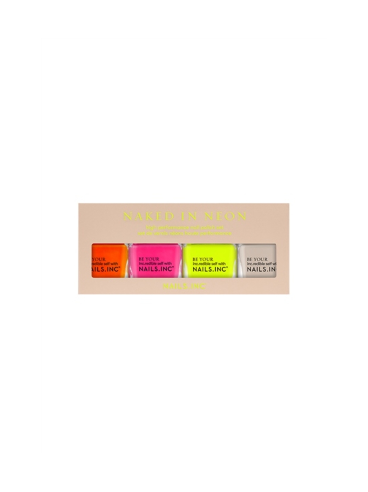 Naked in neon -kynsilakkapakkaus 4x14ml