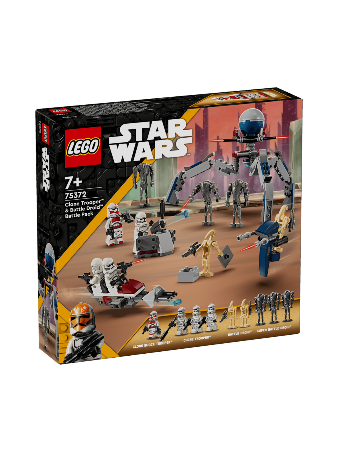 LEGO Star Wars Kloonisoturin ja taisteludroidin taistelupakkaus 75372