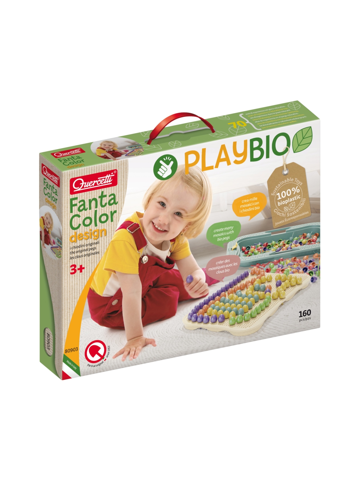 QUERCETTI Playbio Nuppihelmipeli Fantacolor