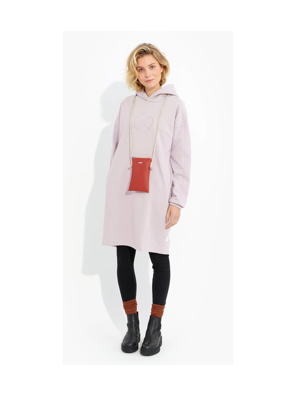 KUERLINKA hupparimekko, vaaleanvioletti