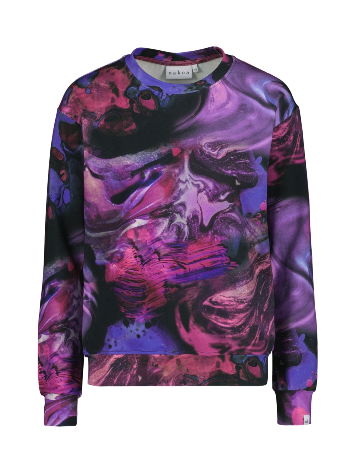 Casual Chic Print Shirt, Marble