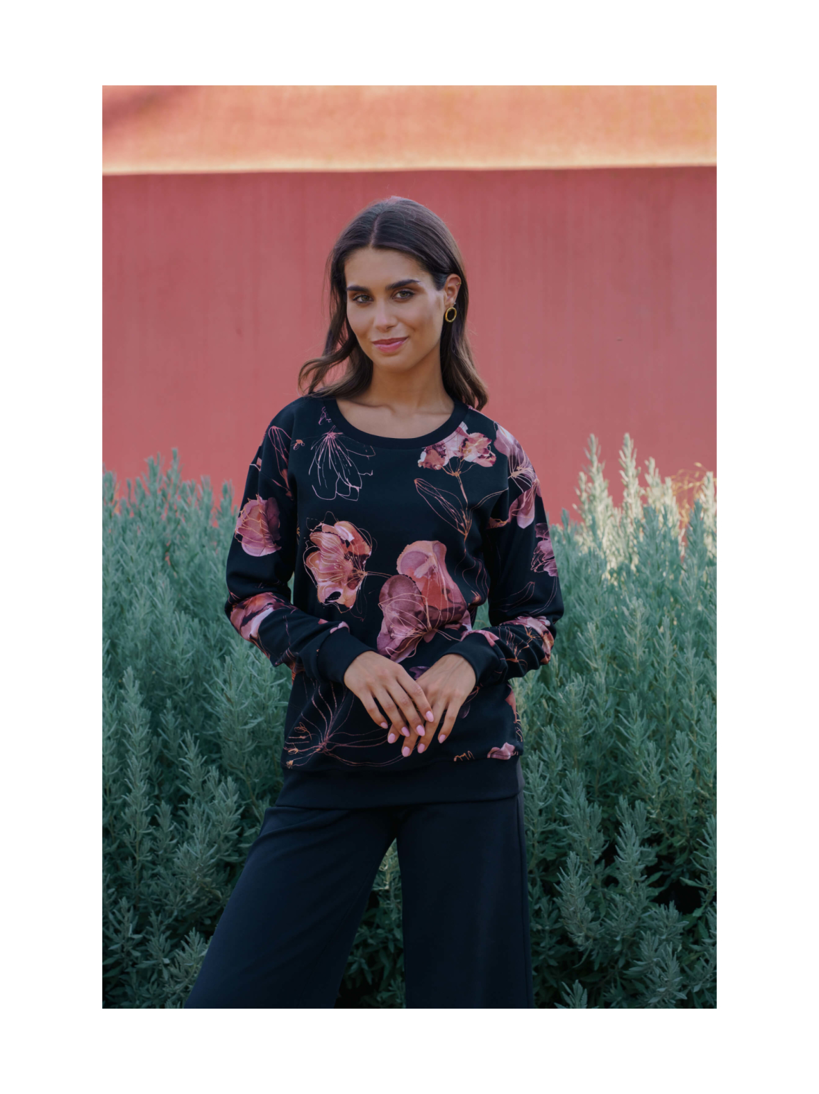 Casual Chic Print Shirt, Lagom