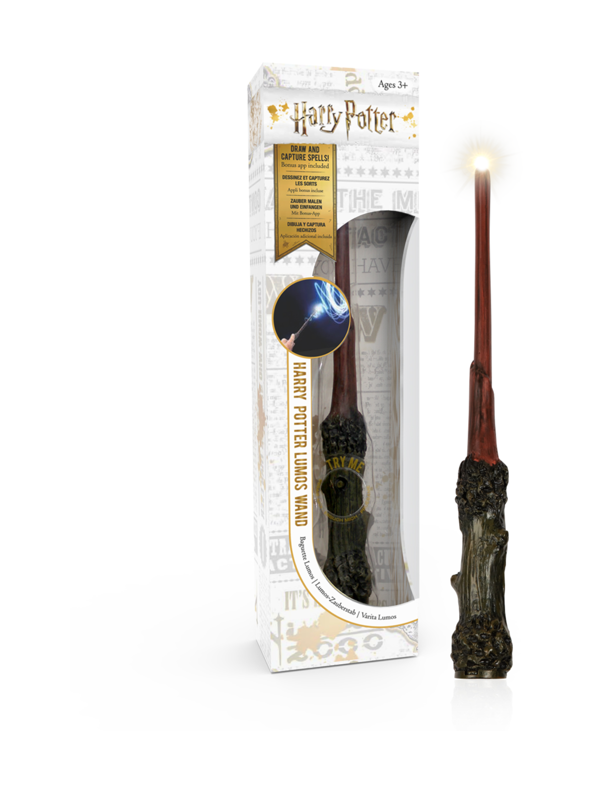 HARRY POTTER Taikasauva Lumos Harry Potter, 18 cm