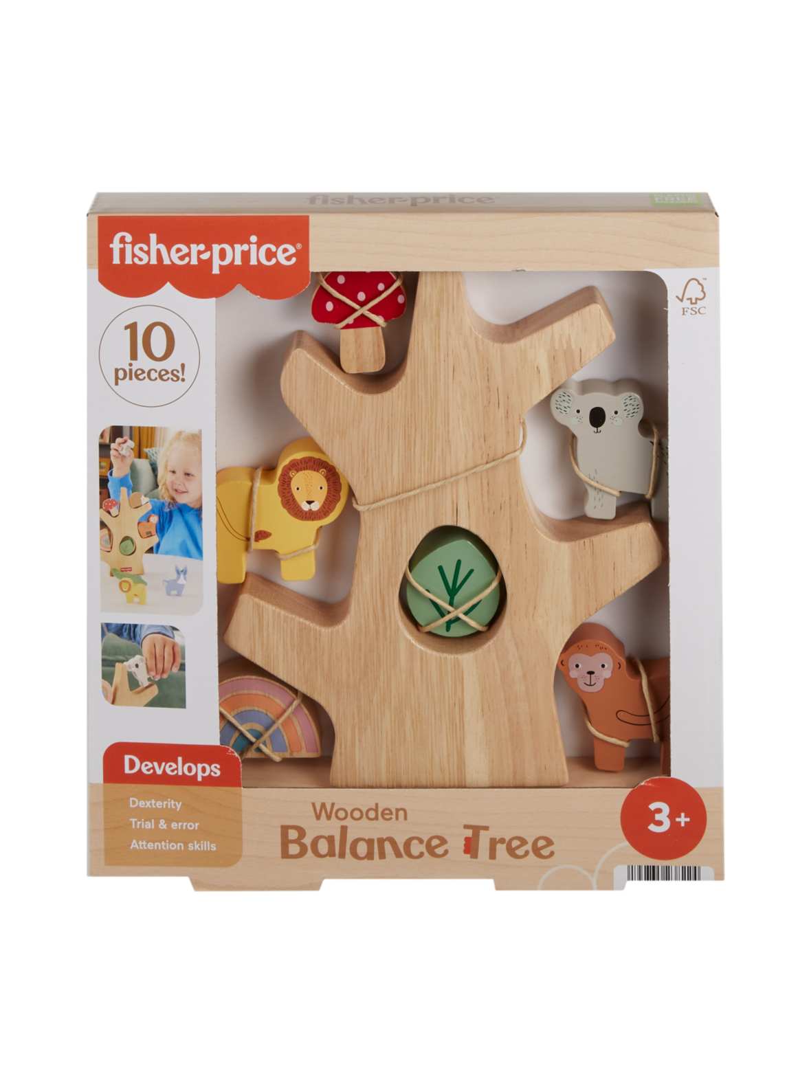 FISHER-PRICE puinen tasapainopuu