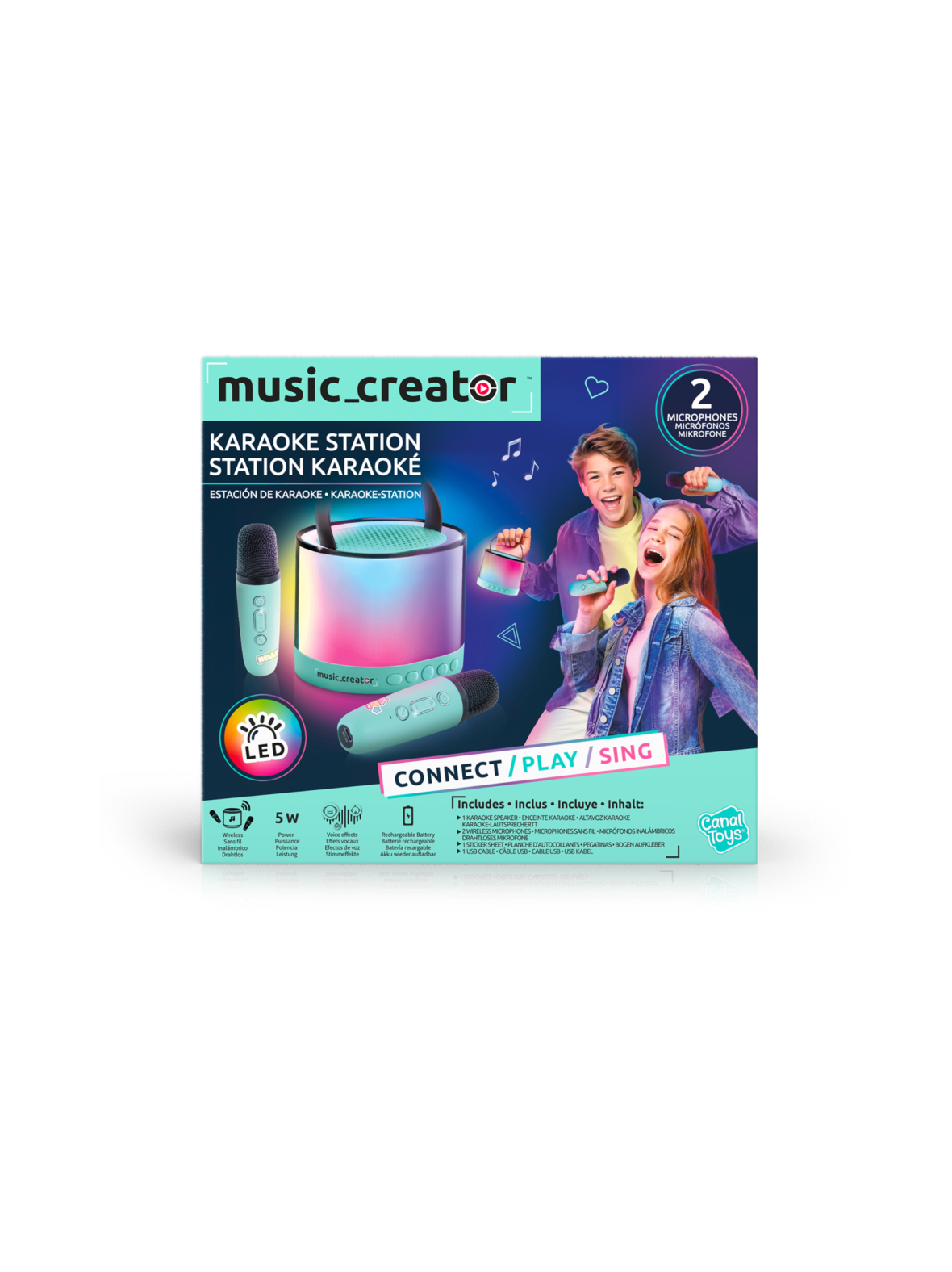 CREATOR Minikaraokesetti Duo