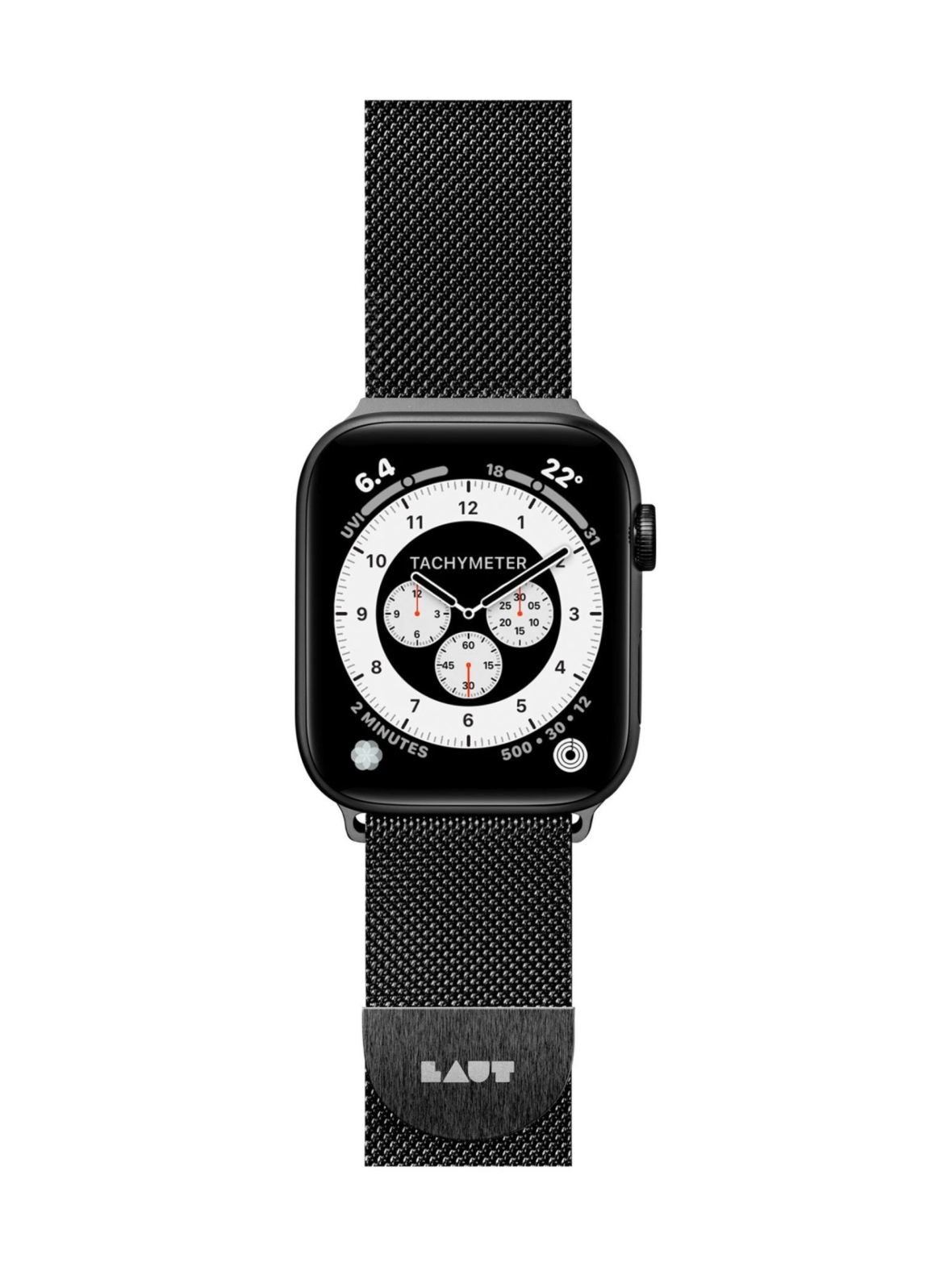 Steel Loop Apple Watch (42/44 mm) -nauha (musta)