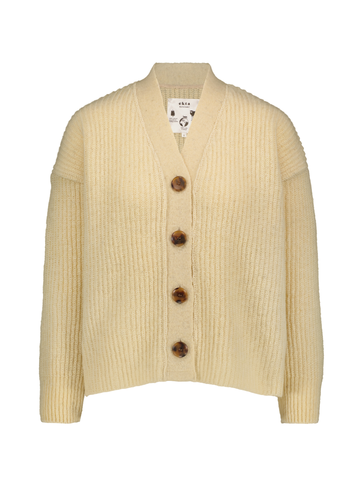 Ekta Helsinki Elisabet cardigan off-white