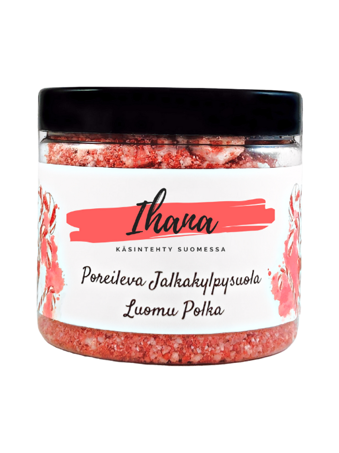 IHANA Poreileva Jalkakylpysuola Luomu Polka 250g
