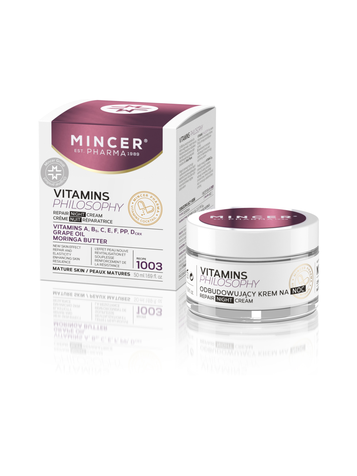 VitaminsPhilosophy Repairing Night Cream -yövoide 50ml