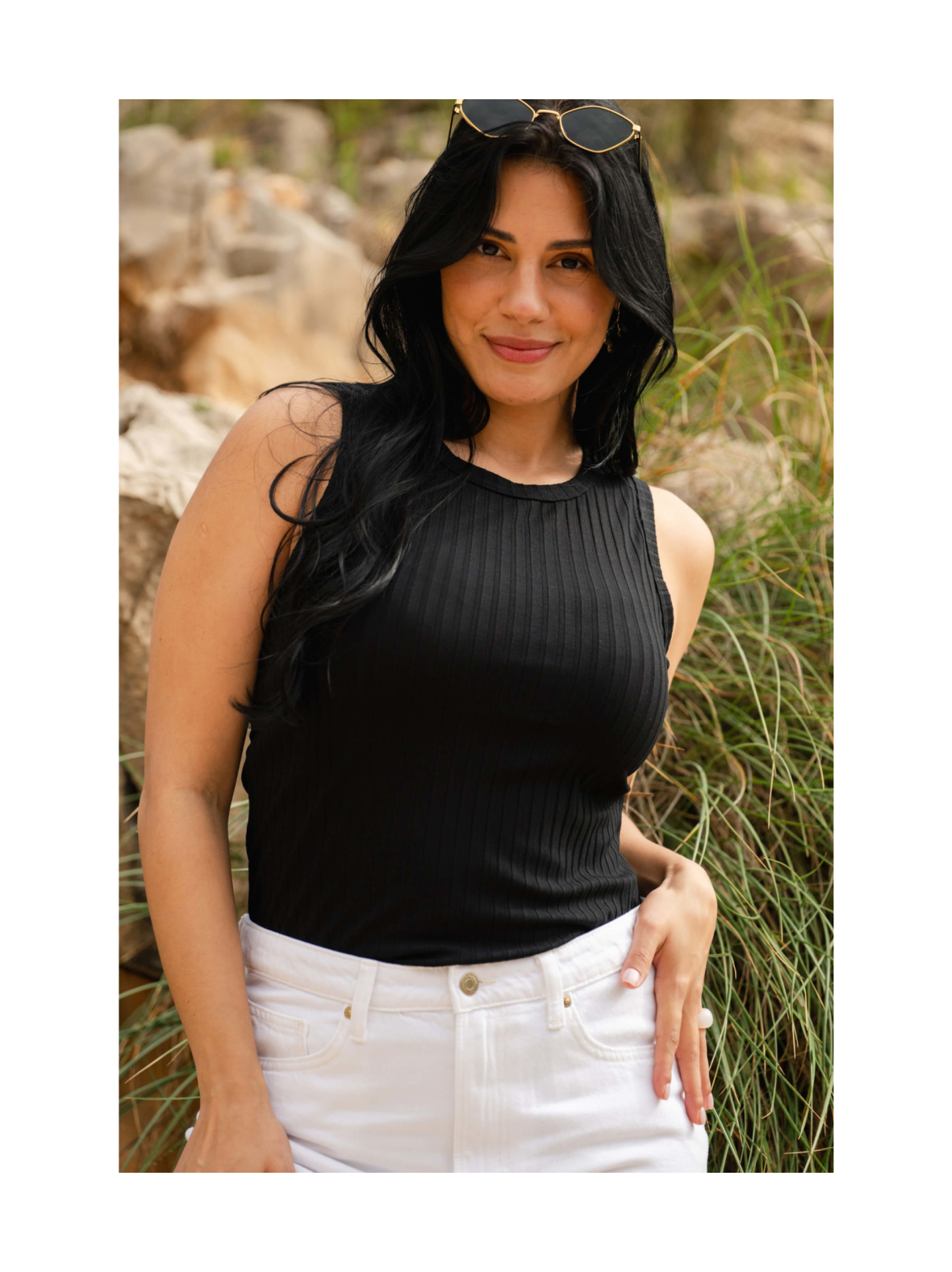Rib Top, Black