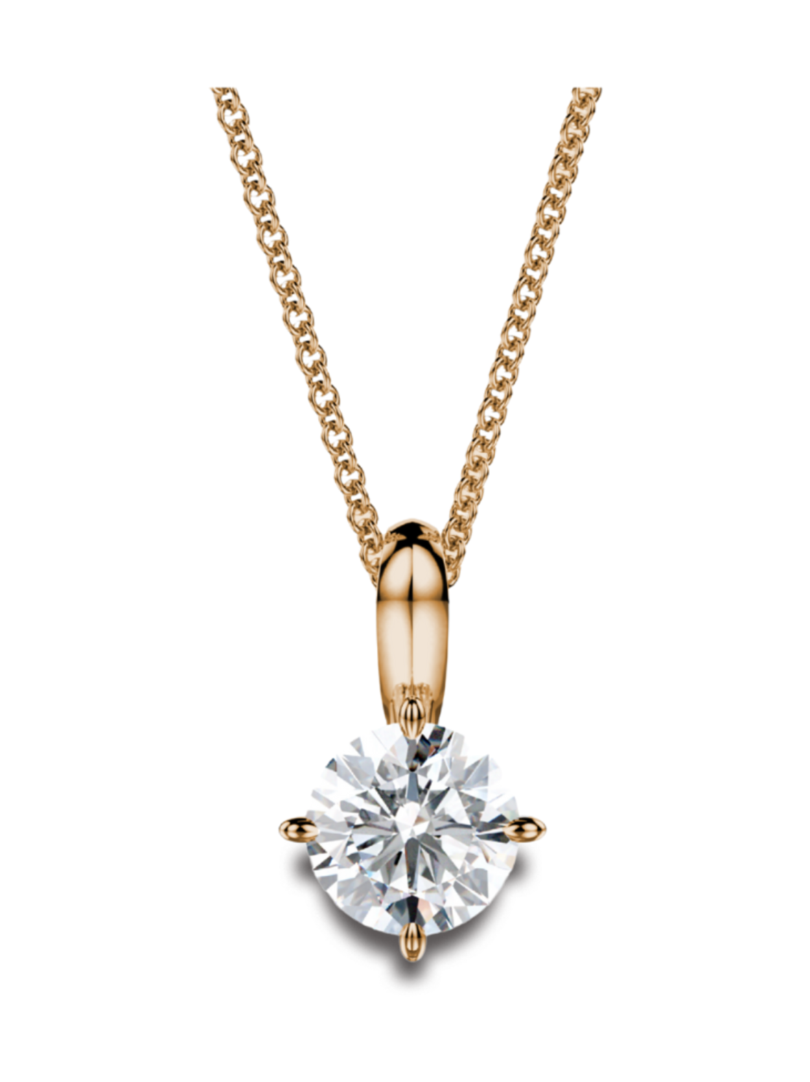 Kide Riipus Nappi 0.06-1.00ct Briljantti Keltakulta