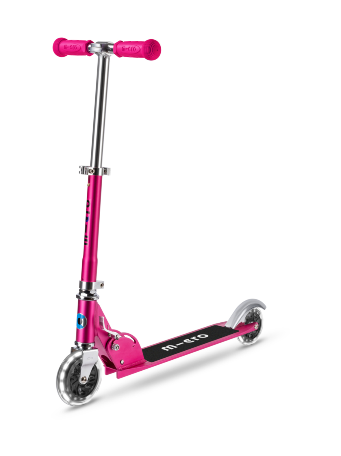 MICRO Potkulauta Light LED-valoilla, pinkki