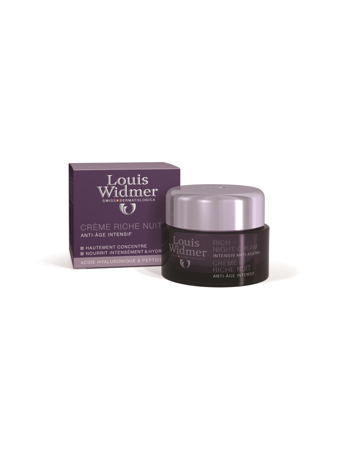 Louis Widmer Rich Night Cream -yövoide, hajustettu, 50 ml