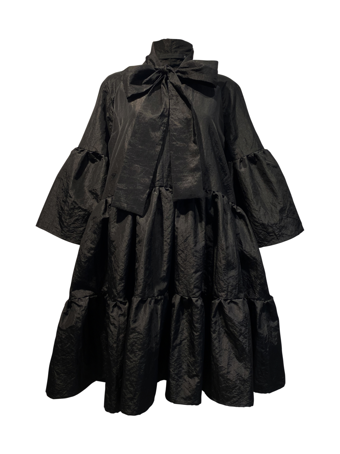 Lush- mekko rusettikauluksella, musta