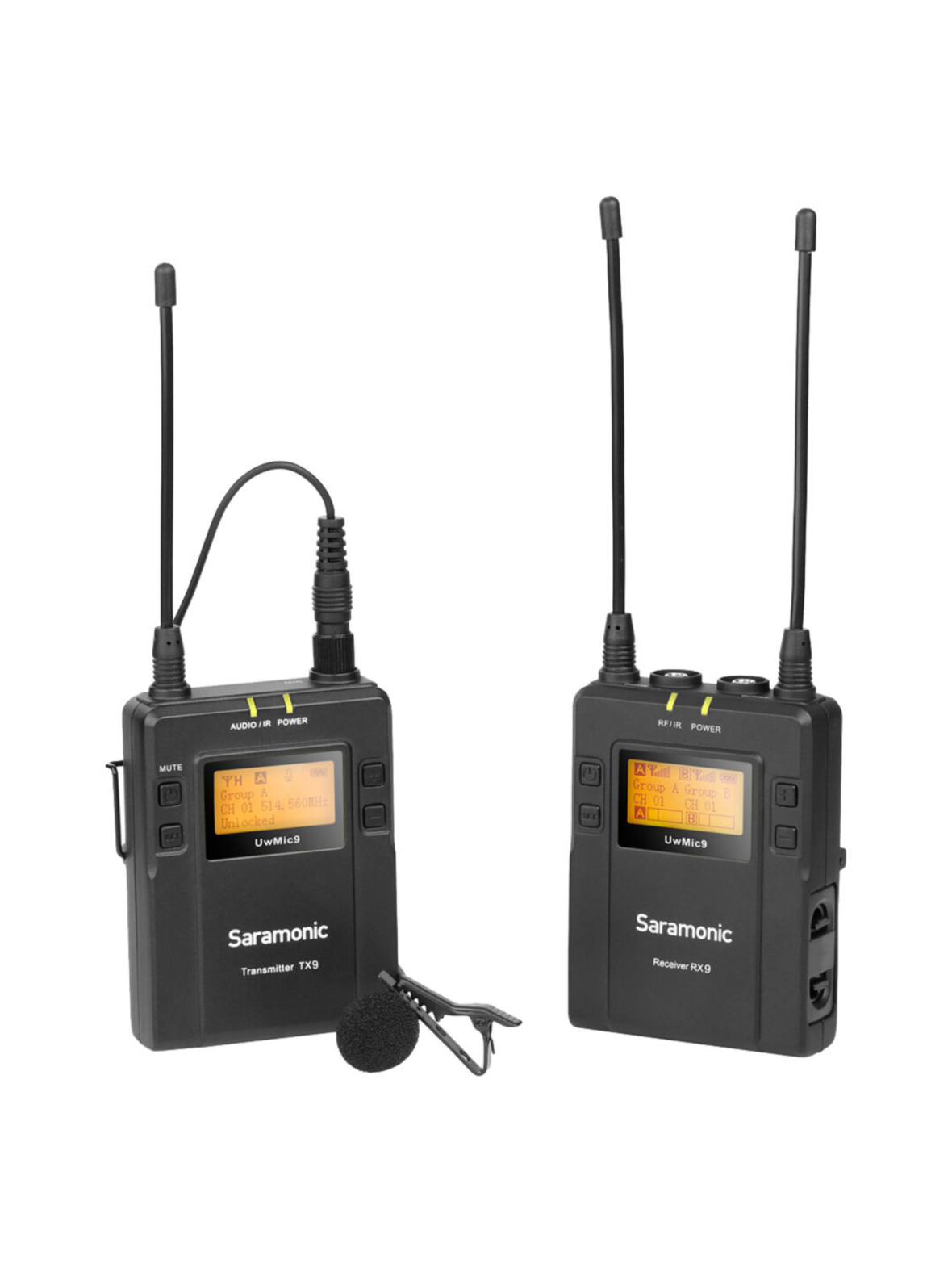 Saramonic UwMic9 langaton mikrofonisetti (TX9 + RX9)