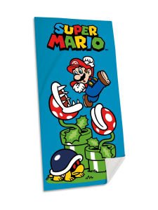 Mario - SUPER MARIO Rantapyyhe, puuvillaa, 70 x 140 cm | Stockmann