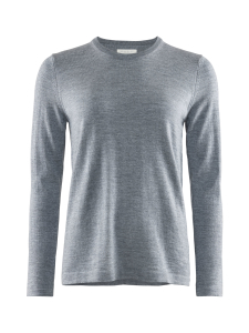 Berkeley - W's Wilton Merino Crew -villaneule - GREY | Stockmann