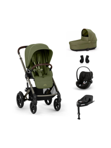 CYBEX - Cybex Talos S Lux starttipaketti (Cloud G turvakaukalolla) - MOSS GREEN | Stockmann
