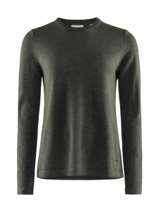 Berkeley - W's Wilton Merino Crew -villaneule - GREEN MELANGE | Stockmann