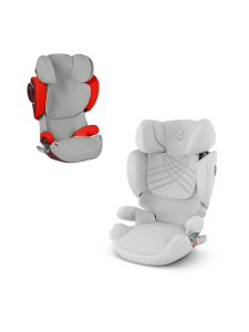 CYBEX - Cybex Solution T i-Fix turvavyöistuin ja kesäpäällinen - PLUS PLATINUM WHITE | Stockmann