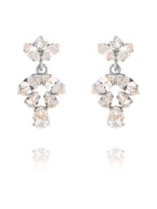 Caroline Svedbom Jewelry - KISS ME EARRINGS - RHODIUM CRYSTAL | Stockmann