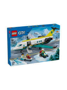 LEGO CITY - LEGO City Pelastuslaitoksen ambulanssilentokone 60465 | Stockmann