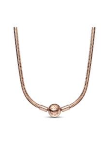 Pandora - Pandora Moments -käärmeketjukaulakoru  14k rose gold-plated 382234C00 Pandora - Pandora Moments -käärmeketjukaulakoru  14k rose gold-plated 382234C00 | Stockmann