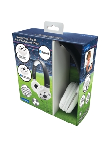 Lexibook - Taitettavat 2in1 Bluetooth kuulokkeet jalkapallokuvioinnilla äänenvoimakkuuden rajoittimella Lexibook - Taitettavat 2in1 Bluetooth kuulokkeet jalkapallokuvioinnilla äänenvoimakkuuden rajoittimella | Stockmann