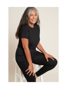 BOODY - BOODY - Women´s Crew Neck Klassinen T-paita - BLACK | Stockmann