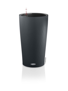 Lechuza - Cilindro loft Tummaharmaa Altakasteluruukku 2x ruukku setti 32cm, korkeus 56cm - TUMMAHARMAA | Stockmann