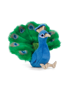 LIVING NATURE - LIVING NATURE Pehmolelu riikinkukko, 21 cm | Stockmann