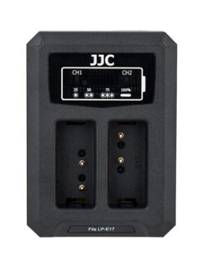 JJC - JJC DCH-LPE17 USB Dual Battery Charger -tuplalaturi (Canon LP-E17) | Stockmann