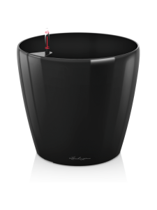 Lechuza - Classiko kiiltävä Musta Altakasteluruukku pyörillä, ∅60cm, korkeus 56cm - MUSTA KIILTÄVÄPINTA | Stockmann