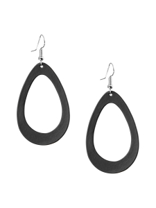 VIAMINNET - Sade Raindrop Petite korvakorut, kierrätysnahkaa - MUSTA | Stockmann