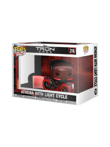 DISNEY - FUNKO Rides: Tron: Ares - Athena with Light Cycle | Stockmann