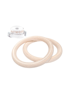 FitWood - ULPU voimistelurenkaat - KOIVU - VALKOINEN HIHNA FitWood - ULPU voimistelurenkaat - KOIVU - VALKOINEN HIHNA | Stockmann