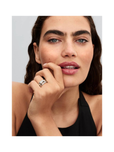 Pandora - Pandora Essence Twisted Double Ring -sormus, hopea - 193890C00 | Stockmann